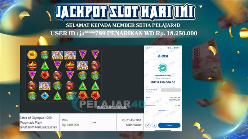 BEBAS TANPA BATAS PASTI WIN MEMBER BARU  Rp 18.250.000
