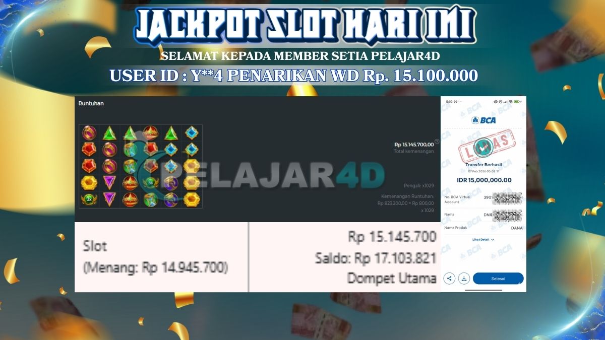 Kemenangan di Game Gates Of Olympus di Bayar Lunas Rp. 15.000.000